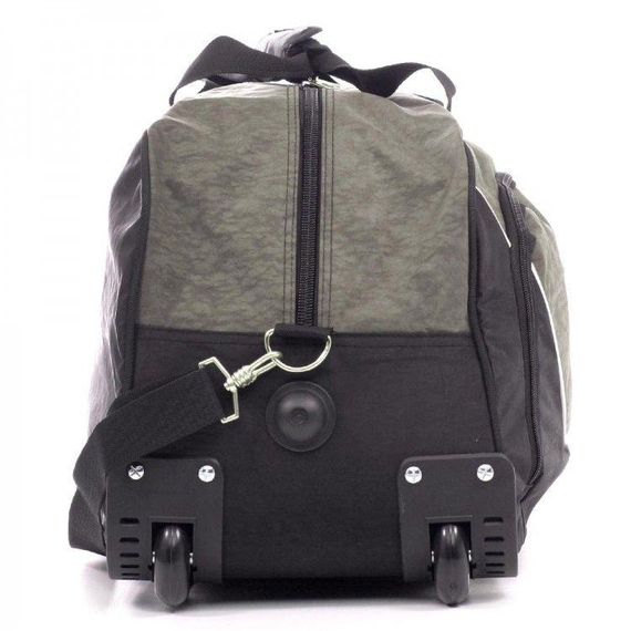 Сумка дорожная спортивная на колесах  Wallaby 57L черная | Зображення 6