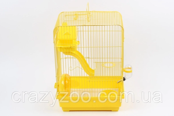 Клітка для гризунів ZK 128 емаль жовта 30x23x41 см 6714