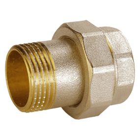 Згін-американка латунна нікельована 1/2" Б0809А(нк)