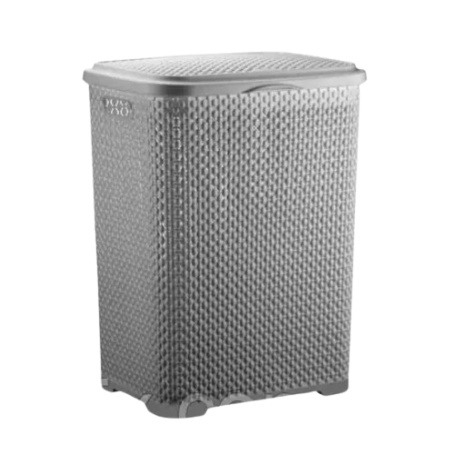 Кошик для білизни 55л сірий Pearl ELIF