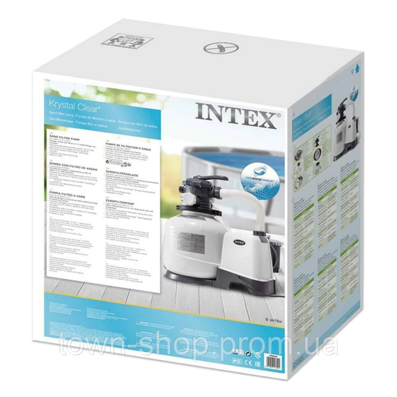 Песочный фильтр-насос Intex 26648, 10000 л/ч | Зображення 1