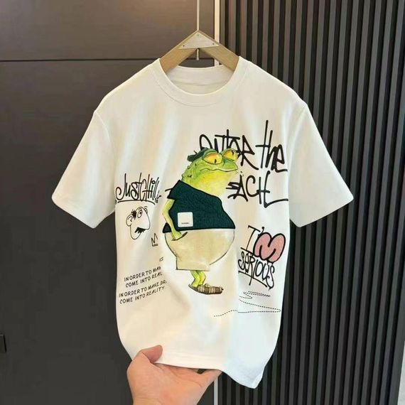 Футболка чоловіча з принтом повсякденна L Білий