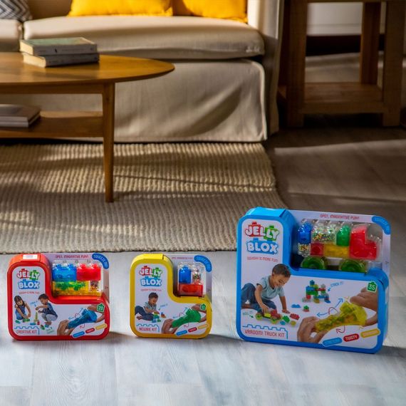 Детский сенсорный конструктор "Набор креатива" Jelly Blox 931692, 20 деталей | Зображення 2