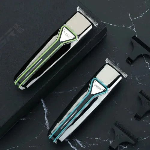 Машинка для стрижки VGR V-008 аккумуляторная USB ∙ Триммер для волос, бороды и усов с LED-дисплеем и съемными насадками | Зображення 5