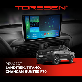 Штатна магнітола Torssen 2K Peugeot Landtrek / Titano / Changan Hunter F70 F10432 4G Carplay DSP