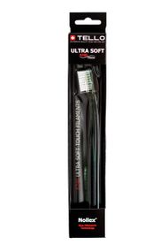 Зубна щітка Tello 6240 Ultra Soft Black, d 0.10 mm, зелена