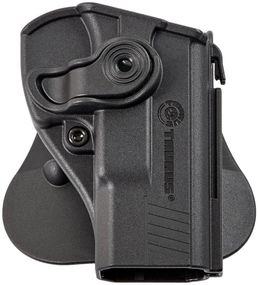 Кобура для Taurus PT24/7 PRO/PT800. Кріплення на пояс. Матеріал - пластик. Колір - чорний
