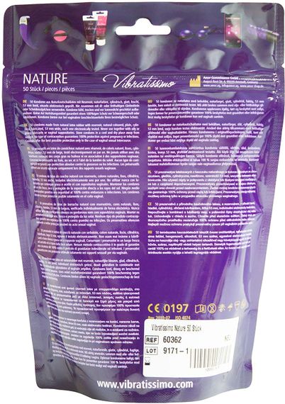 Презервативи - Vibratissimo Nature, 50 шт. | Зображення 3