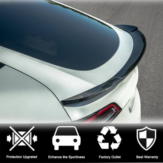 Карбоновый спойлер V3 (2020-2023) для Tesla Model Y 2020- гг | Зображення 3