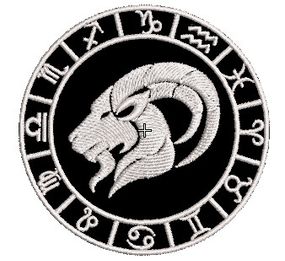 Шеврон знак зодиака КОЗЕРОГ