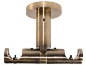 Кронштейн циліндр. для карниза діаметром 19 мм подвійний, Стельовий