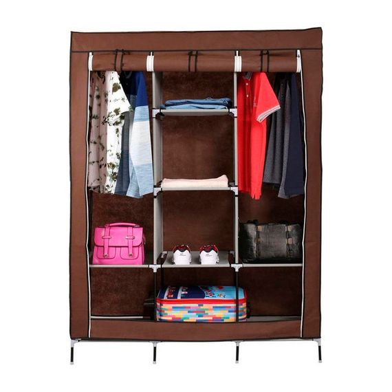 Тканина шафа для речей YT41593, 130х45х175 см, Red Wine, Box