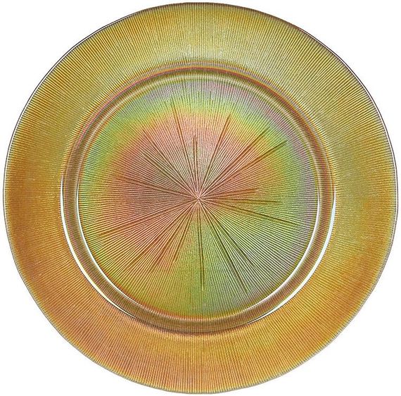 Обідній набір 6 тарілок Golden Mother of Pearl D=33