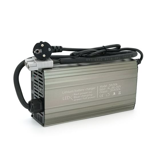 Зарядний пристрій для акумуляторів Li-ion 24V(29,4), 25-30A, роз'єм Anderson, 185x88x60mm | Зображення 2