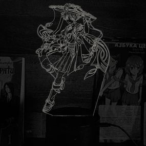 Акриловий світильник-нічник Скарамуча білий tty-n002309