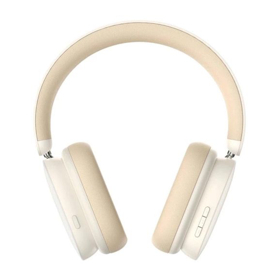 Бездротові навушники Baseus Bowie H1 Noise-Cancelling Wireless Headphones Rice White | Зображення 1