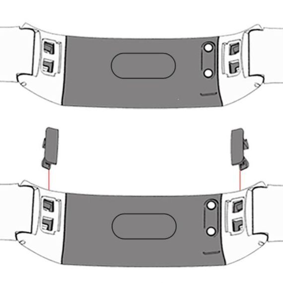 Силіконовий ремінець Primo для фітнес-браслета Huawei Honor Band 4 / 5 - Mint | Зображення 4