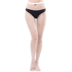 Колготки у дрібну сітку Babydoll 42 Білий 8006-6