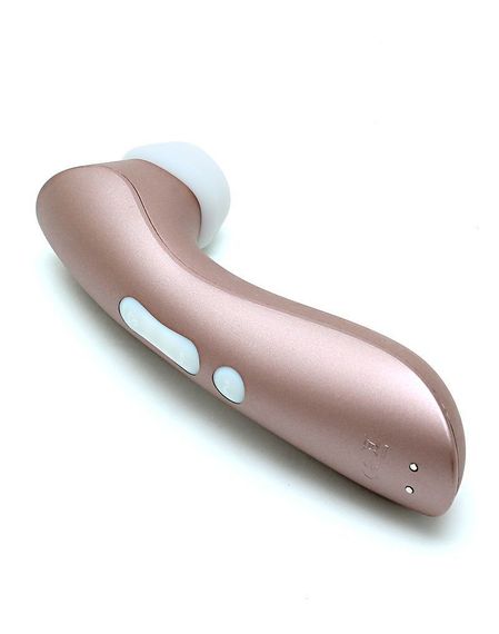 Вакуумний кліторальний стимулятор Satisfyer Pro 2+ Vibration з вібрацією (пошкоджене паковання!!!), Золотистий | Зображення 1