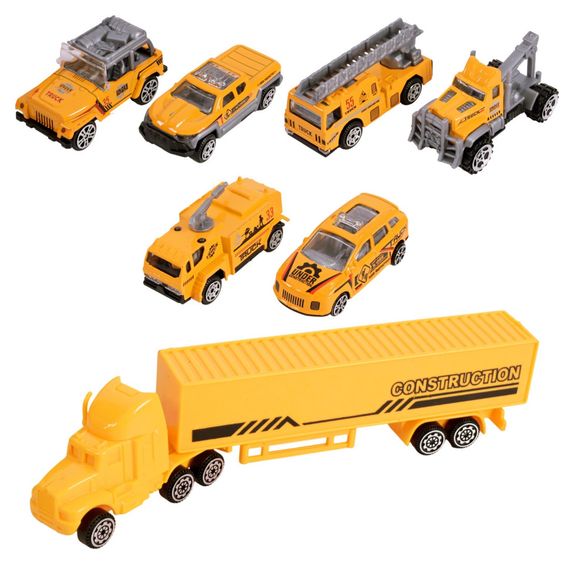 Дитячий трейлер з машинками LH638, 6 машинок | Зображення 4