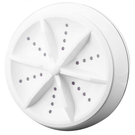 Портативна ультразвукова пральна машина TURBINE WASH, від USB / Маленька пральна машинка, що обертається, на присосках | Зображення 4