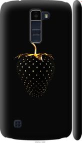 Чохол на LG K10 / K410 Чорна полуниця "3585m-349-24368"