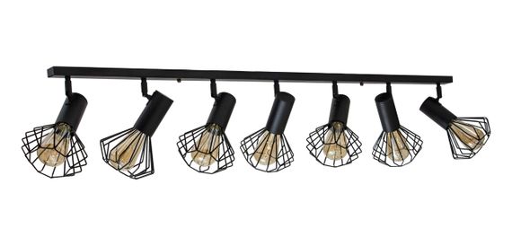 Світильник лофт MSK Electric Diadem стельовий NL 22151-7 BK | Зображення 3