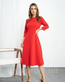 Платье для женщин цвет красный размеры S, M, L, XL FI_008591