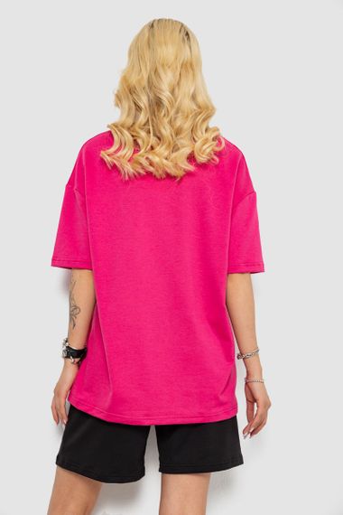 Костюм женский повседневный, цвет малиновый, 241R5004-1 | Зображення 3