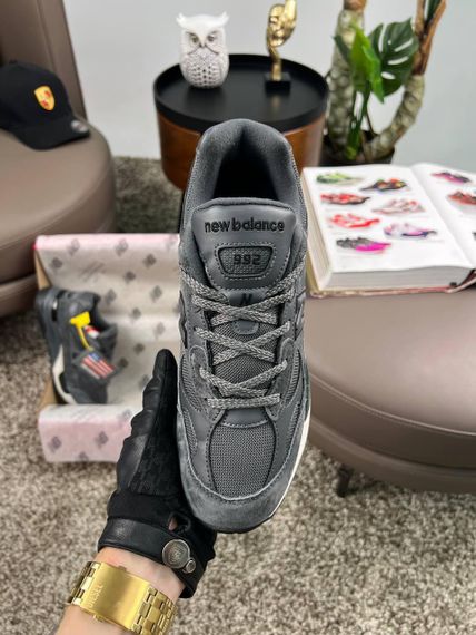 Чоловічі кросівки New 992 Dark Grey (топ якість) A4404 | Зображення 5