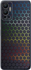 Чехол на Infinix Hot 12 Переливающиеся соты "498u-2864-17620"