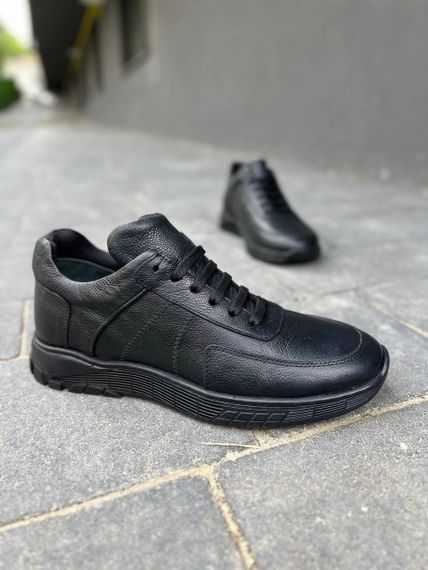 Кожаные черные кеды Luciano Bellini 43 размер | Зображення 3