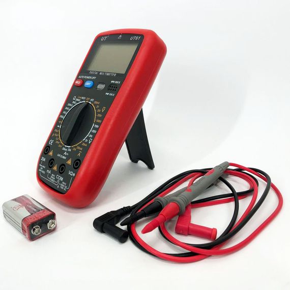 Тестер для электрика Digital UT61 / Тестер напряжения цифровой / KL-647 Хороший мультиметр | Зображення 1
