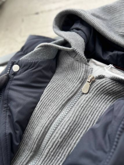 Жилет Brunello Cucinelli dark blue v102 | Зображення 7