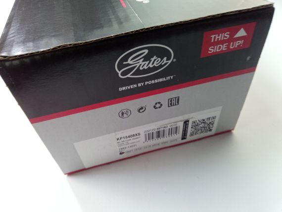 Ремінь ГРМ+ролики Lacetti 1.8, GATES (KP15408XS) + помпа (24409355) | Зображення 3