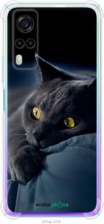 Чохол на Vivo Y53s Димчастий кіт "825sp-2438-2448"