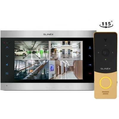 Комплект видеодомофона Slinex SL-10IPTHD Black  ML-20HD | Зображення 4