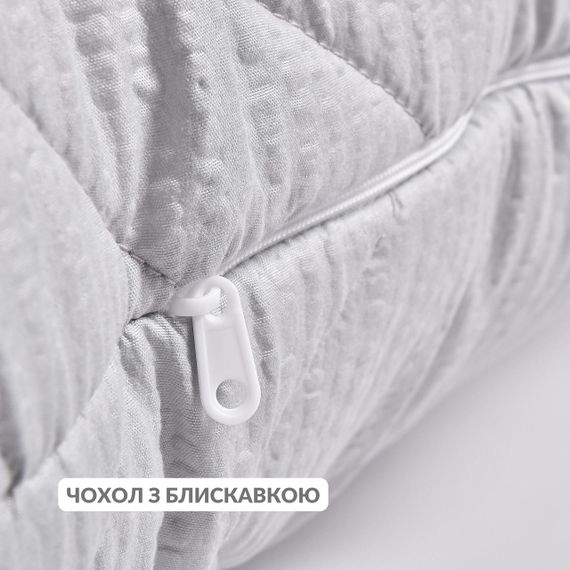Подушка NORDIC COMFORT+ IDEIA 70х70 см с молнией серая (8-34695*002) | Зображення 7