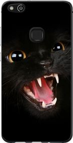 Чехол на Huawei P10 Lite Чёрная кошка "932u-896-17620"