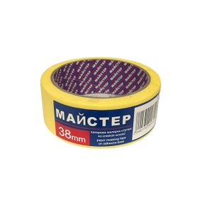 Малярна стрічка "Майстер" 38мм жов.(6сп.,36шт/ящ)