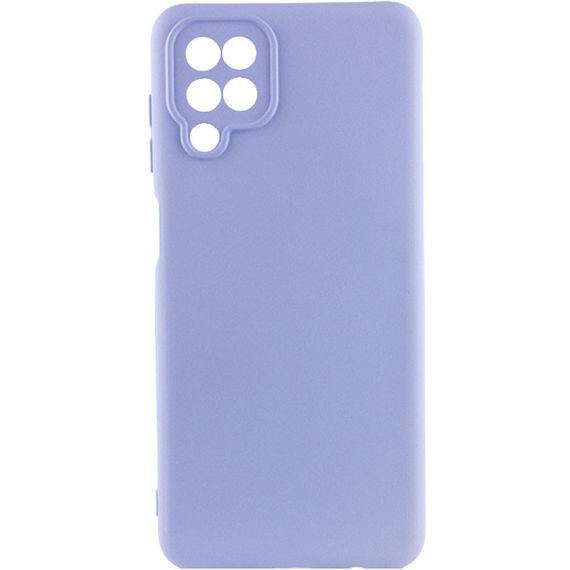 Чехол Silicone Cover Lakshmi Full Camera (A) для Samsung Galaxy A12 / M12 Full camera, Бузковий/Dasheen