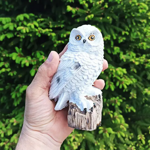 Світильник на сонячній батареї Сова, вуличний ліхтар для газону, водонепроникний світильник | Зображення 8