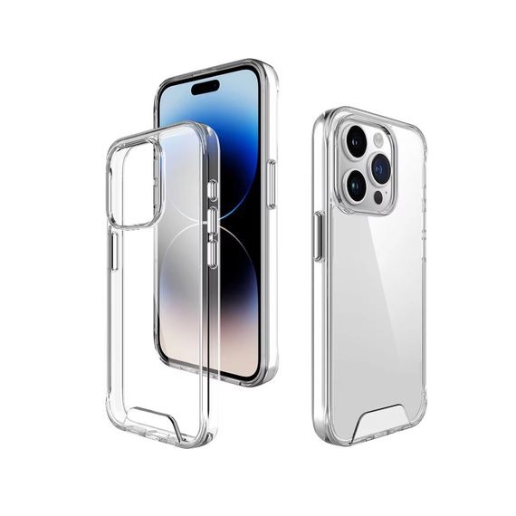 Чохол накладка Space Collection для iPhone 14 Plus — прозорий | Зображення 2