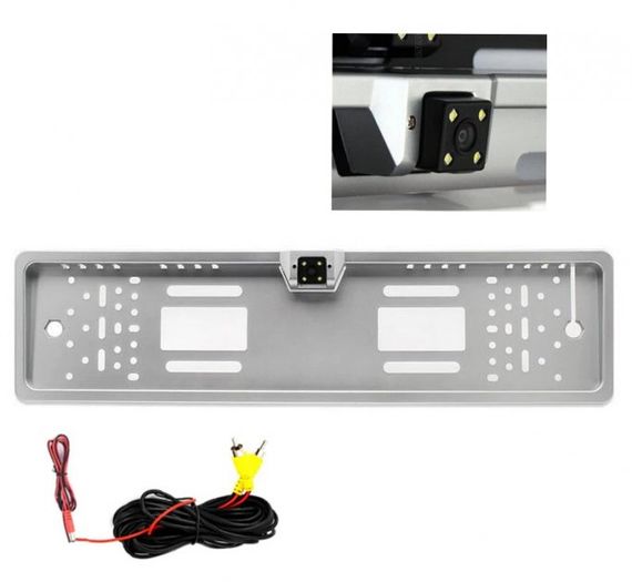 Камера заднього виду з підсвіткою номера XPRO 16LED Silver (MER-13213_460) | Зображення 4