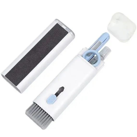 Набор 7в1 для чистки клавиатур, наушников, экранов, многофункциональная щетка | Зображення 3