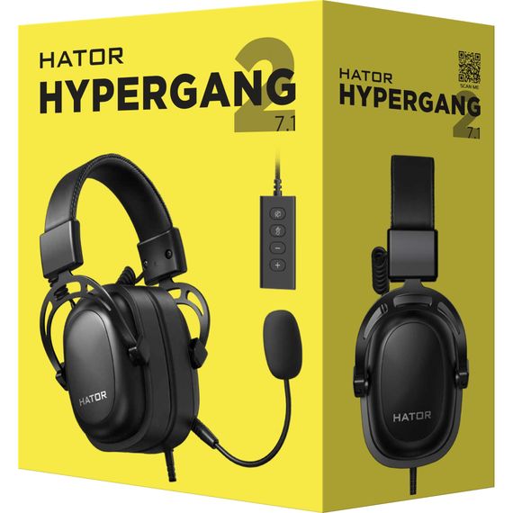 Навушники Hator Hypergang 2 USB 7.1 Black (HTA-940) | Зображення 7