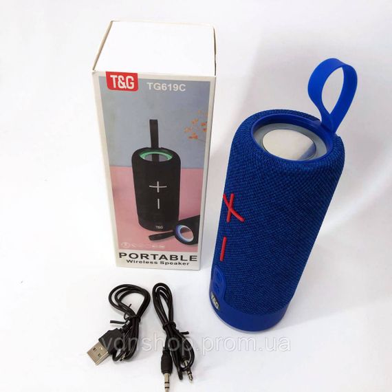 Портативная беспроводная колонка с хорошим звуком TG619C, Колонка акустическая для улицы VR-53 | Зображення 1