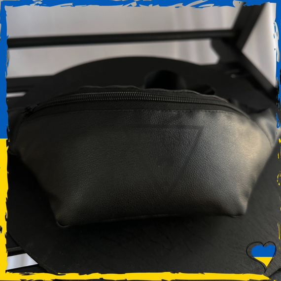 Бананка Guess. Сумка через плече, сумка на пояс. Гесс чорна, унісекс | Зображення 1