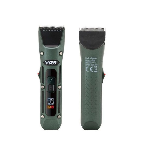 Акумуляторна бездротова машинка для стрижки волосся VGR V-696 з LED дисплеєм та ТУРБО режимом | Зображення 7