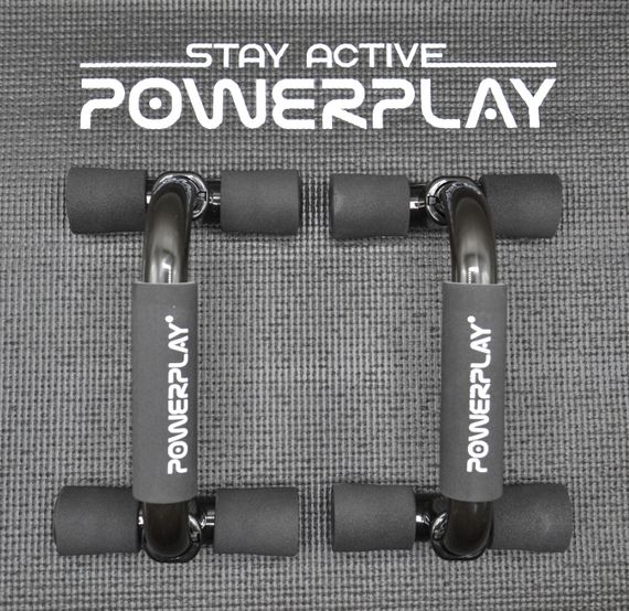 Упори для віджимань PowerPlay 4316 Push Up Bars пластикові (Скошені) | Зображення 7